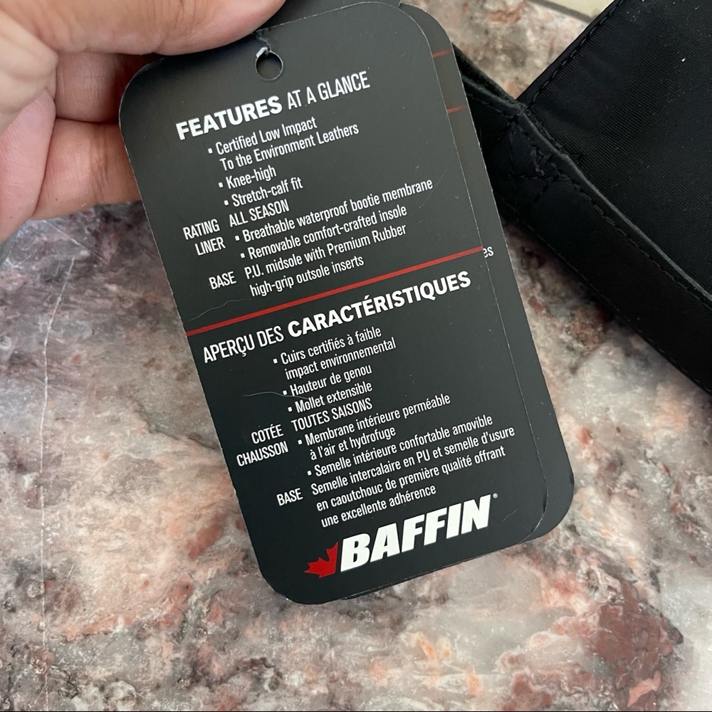 New Baffin Stratford Boots Black Size 11 - Picture 8 of 16